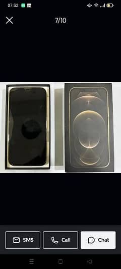 Apple iPhone 12 Pro Max 256GB Gold Color full box