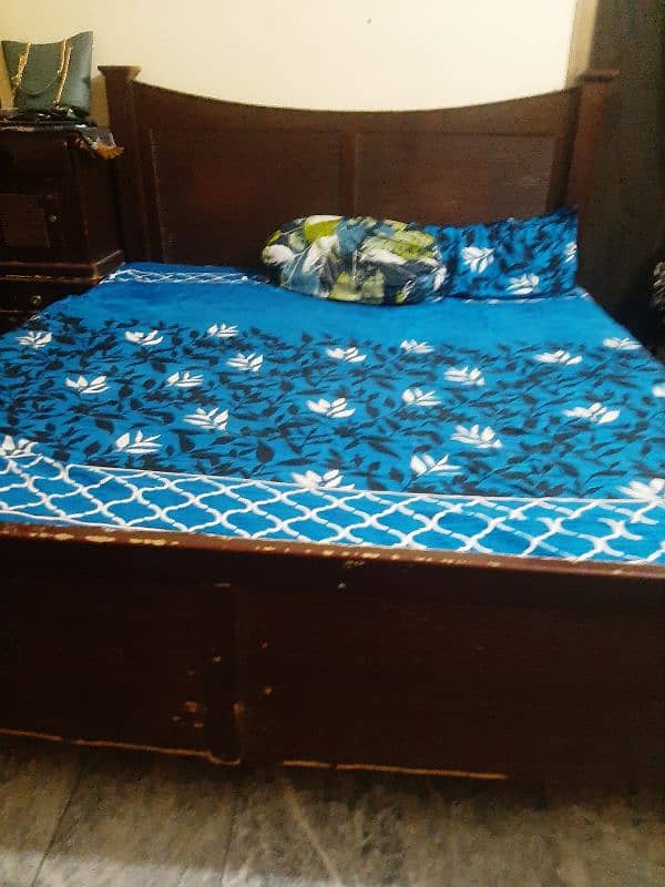 wooden bed set 2