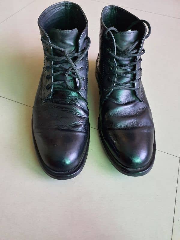 leather boots original mens size 46. . . . . . 03234757343 5