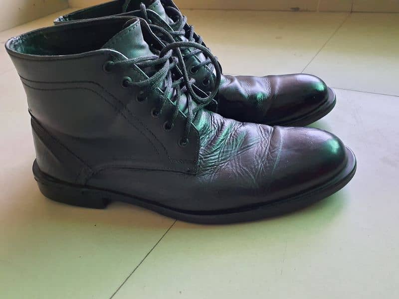 leather boots original mens size 46. . . . . . 03234757343 6