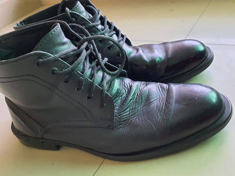 leather boots original mens size 46. . . . . . 03234757343 7