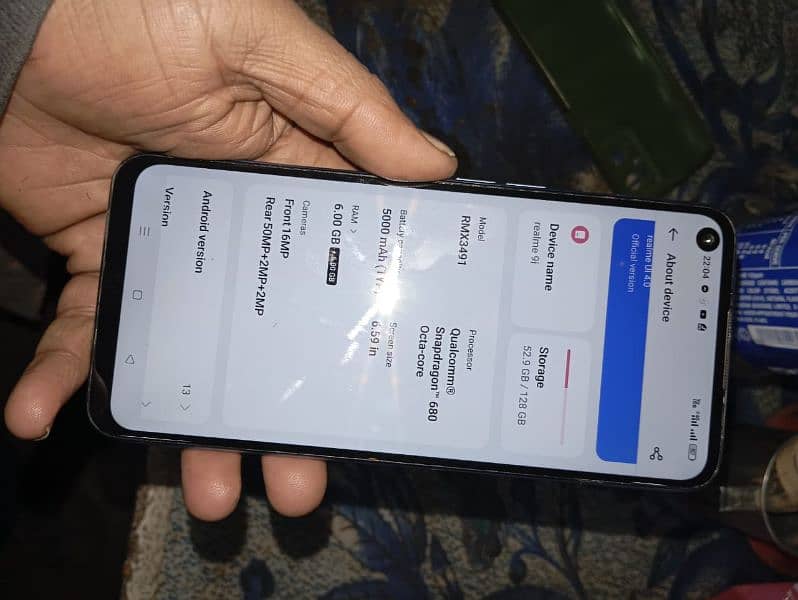 Realme 9i  6gp Ram/ 128gp ROM 1