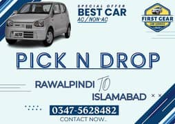 Rawalpindi TO Islamabad Pick N Drop