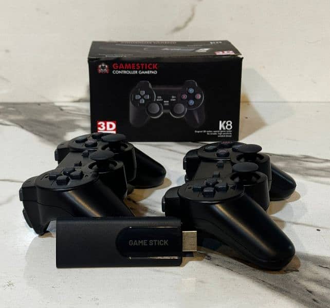 K8 WIRELESS CONTROLLERS GAME STICK 40,000 GAMES 2