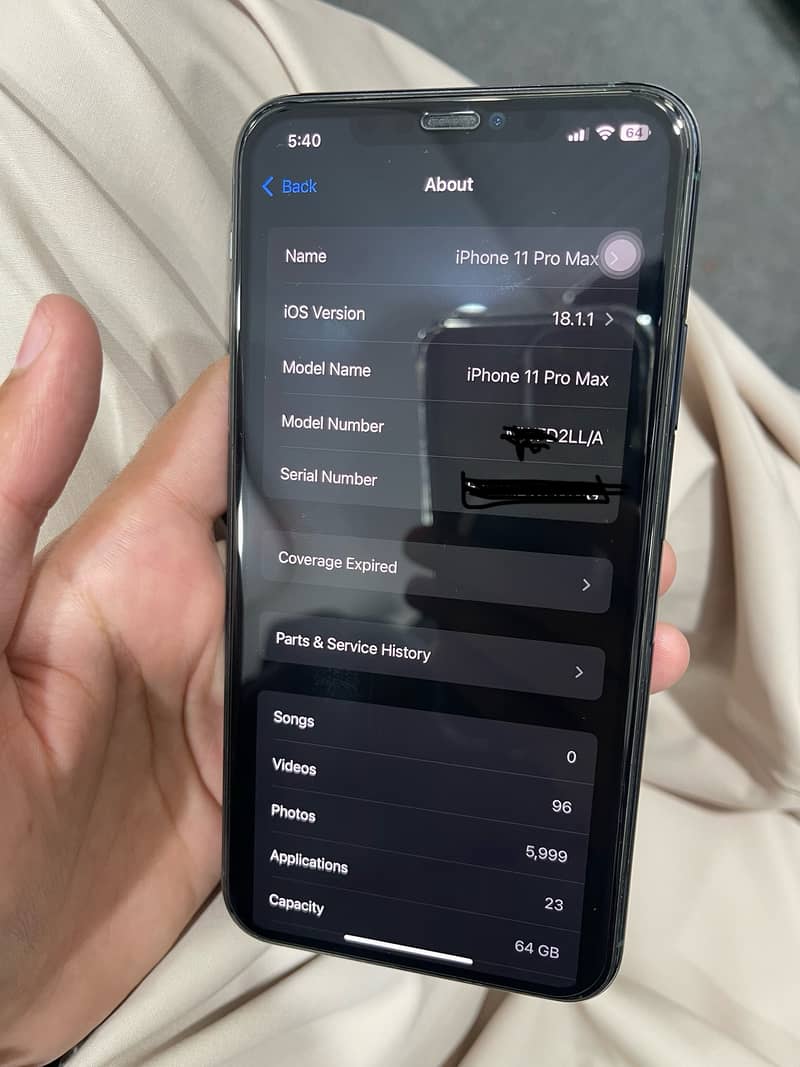 iPhone 11 Pro Max 64gb PTA Approved 12