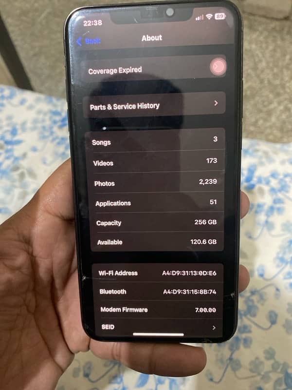 XS MAX PTA APPROVED, 256 GB Blk 1