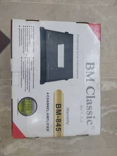 BM Classic inc U. S. A - BM-845 ( 4 Channel Amplifier ) 2400W