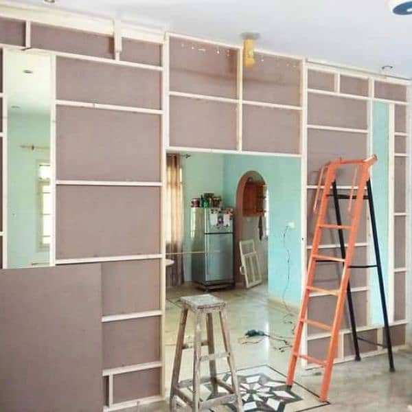 wooden wall partition 1