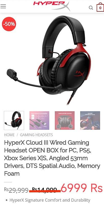 Hyper Gaming headset 0