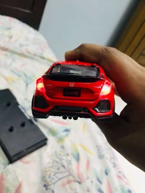 die-cast of civic x type r 1