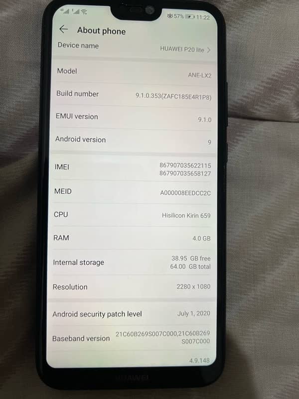 Huawei P20 lite (official Pta approved) 3