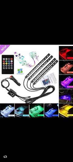 Car Atmosphere lights with remote just 1450