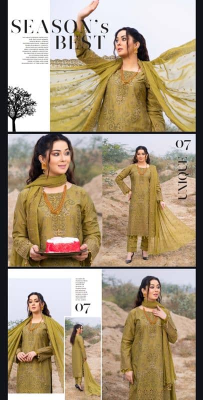 Delzia Fancy Embroidry Collection 1