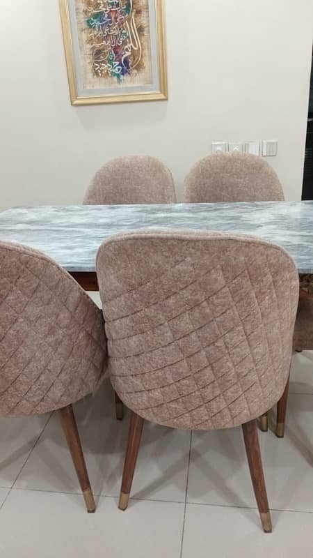 6 seater Sheeshum wood dining table 2