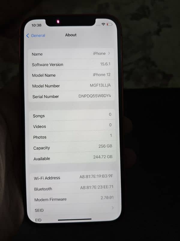 Iphone 12 256gb ( Non-Pta JV ) 7