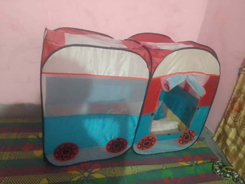 3 days use new  double tent house 0