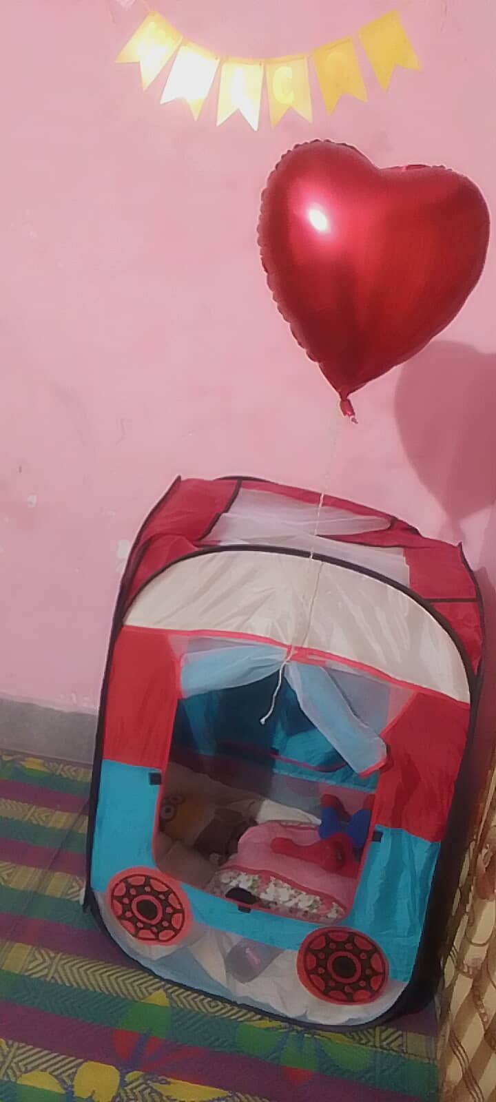 3 days use new  double tent house 1