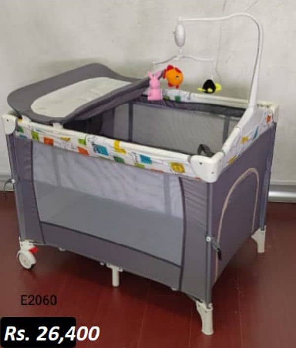 Baby Wooden Cot Bed And Swing 0337 0337 555 18