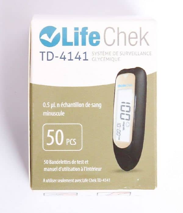 Life chek glucometer Machine + 50 test strips 3