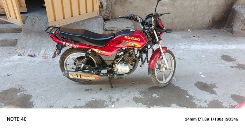 suzuki gd110s 2022 model 10by 10 condition 2