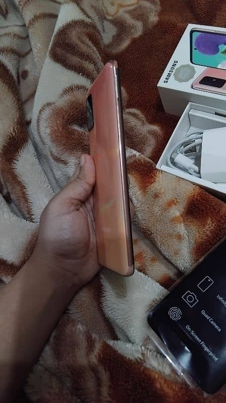 Samsung A51 Phone Pink Back Color For Sale 3