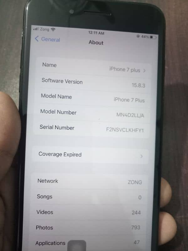 iPhone 7 plus 128 GB PTA Approved exchange Possible 4