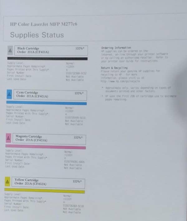 HP color Laserjet pro MFP M277 4