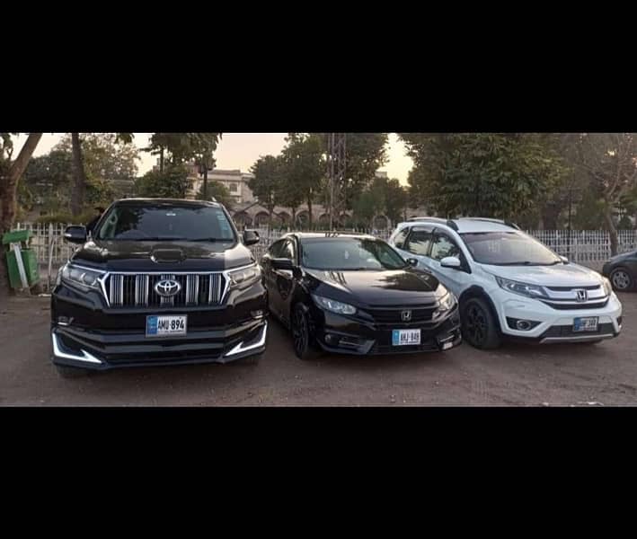 Civic For Rent in Islamabad | Car For Rent Islamabad Prado | Revo BRV 0