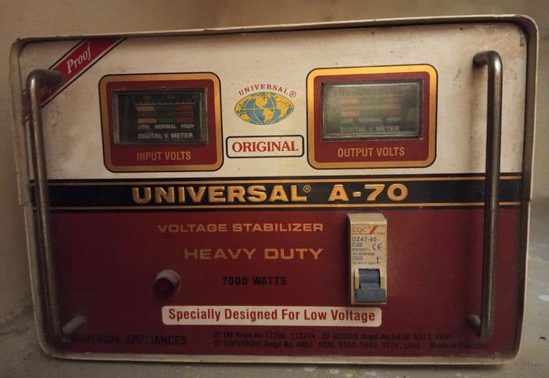 A-70 7000 Watts Universal Stabilizer 0