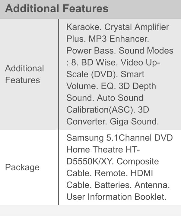 Samsung Blu-ray Home Entertainment System / Home Theater 3