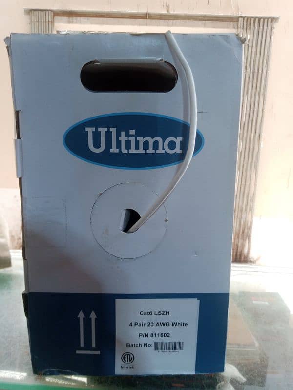 Ultima cat 6 23AWG. important. made in UK 1