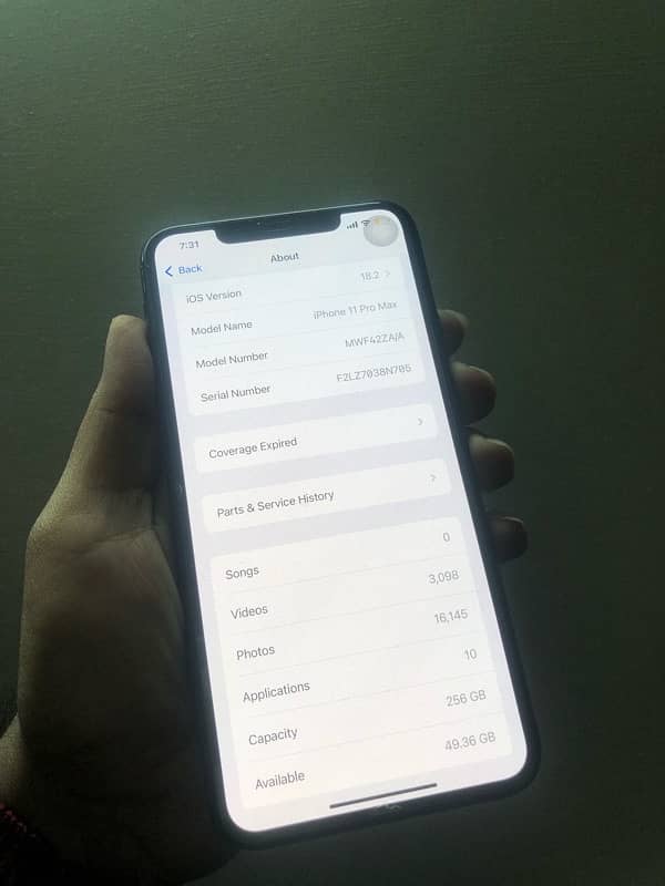 iPhone 11 Pro Max 256gb DUAL PTA APPROVED 4