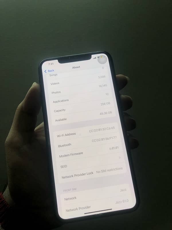 iPhone 11 Pro Max 256gb DUAL PTA APPROVED 5