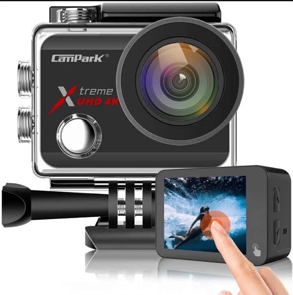 Campark X15 4K Action Camera with Touch Screen EIS Anti-Shake WiFi 4