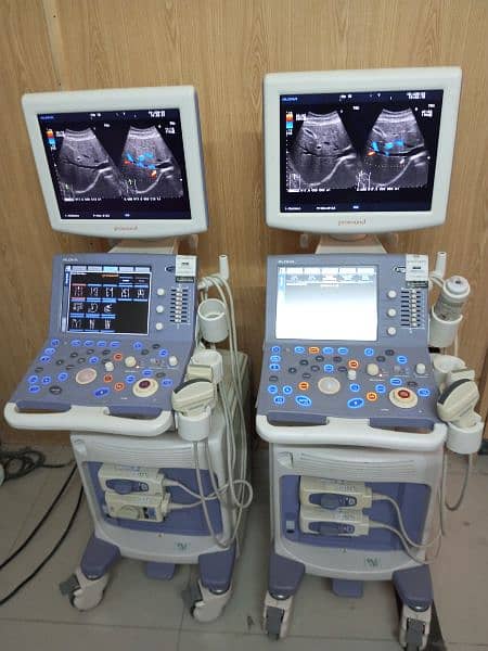 ultrasound machine Aloka alpha6 5