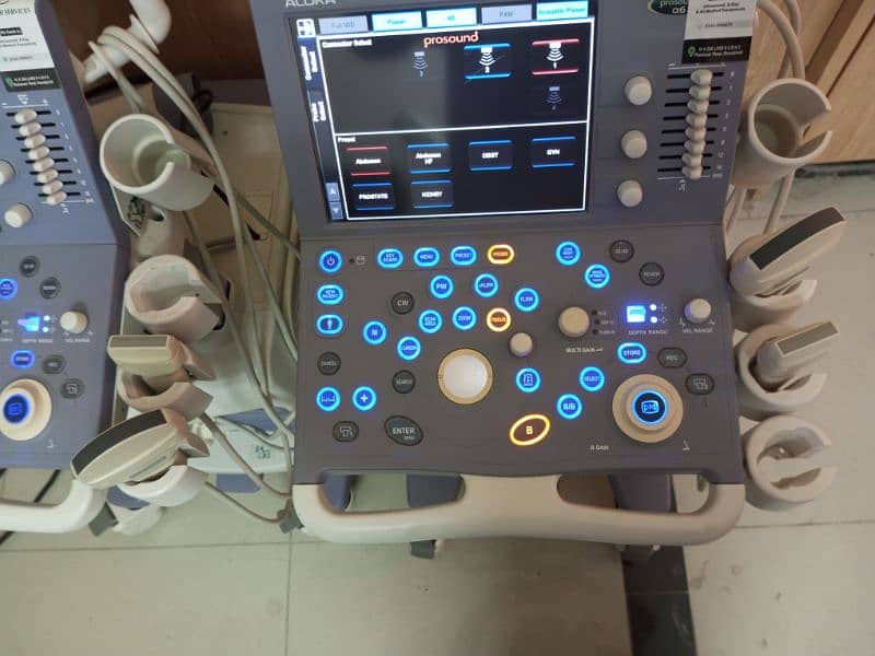 ultrasound machine Aloka alpha6 6