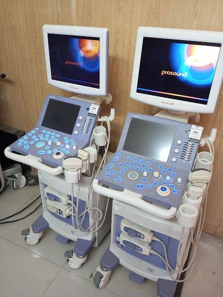 ultrasound machine Aloka alpha6 9