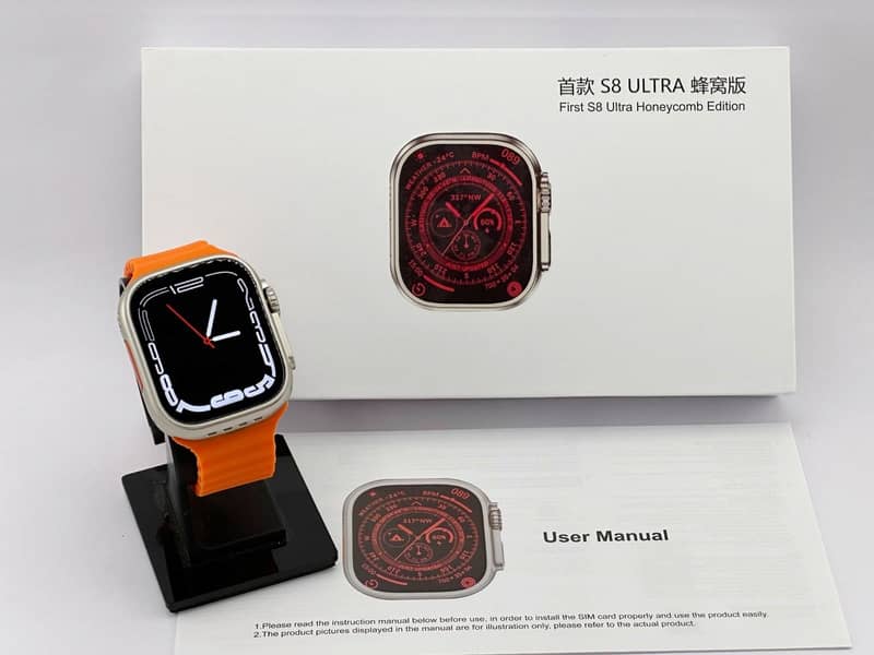 S8 Ultra 4G SIM Smartwatch with 1GB RAM 16GB ROM / Ultra Watch 1