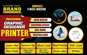 All designing & printing services Avelible