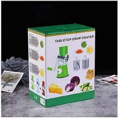 tabletop drum grater vegetable slicer