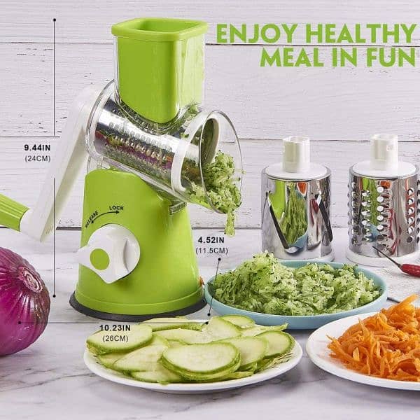 tabletop drum grater vegetable slicer 4