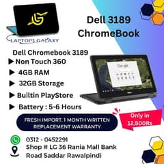 Dell 3189 Non Touch 360 Chromebook 4GB / 32GB Built in Playstore !