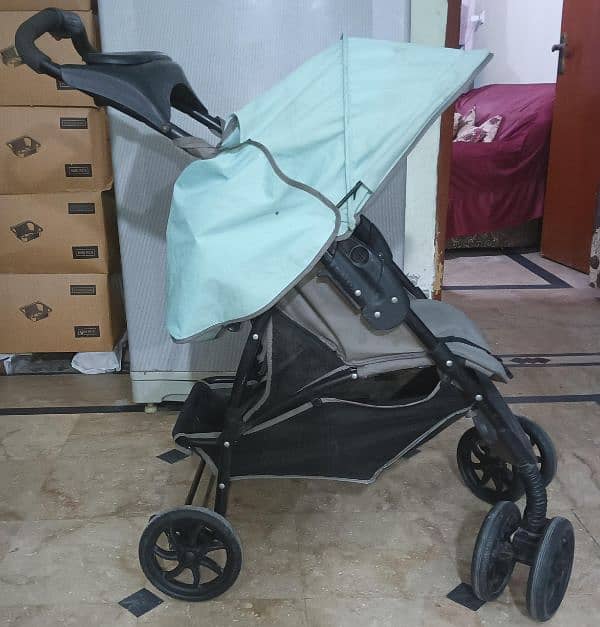 Gracco baby Stroller/Pram Mint Grey (Imported) 0