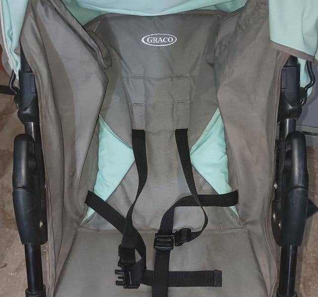 Gracco baby Stroller/Pram Mint Grey (Imported) 6