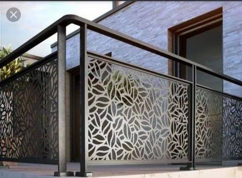 beautiful main gate cnc gate design stair glass railings cnc gate 14