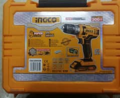 INGCO CORDLESS DRILL AND SCREWDRIVER