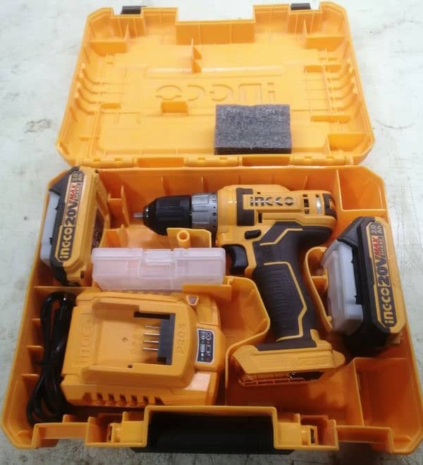 INGCO CORDLESS DRILL AND SCREWDRIVER 2