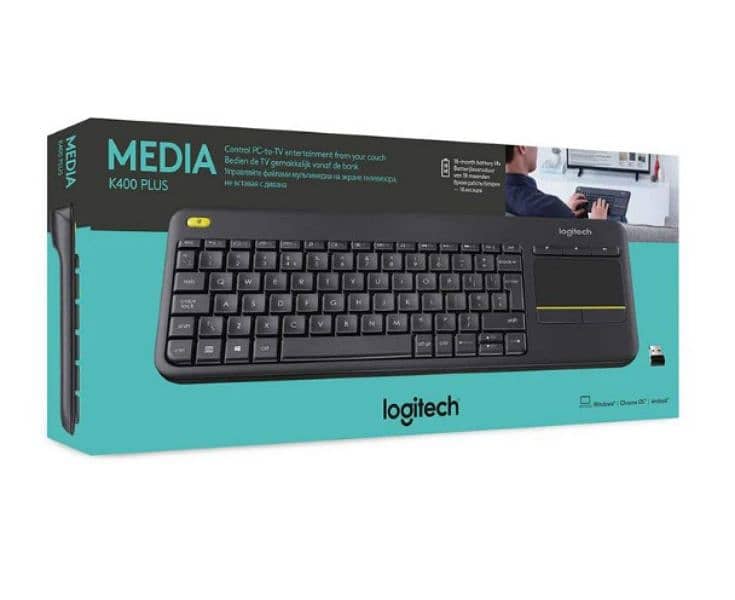 Logitech Wireless Keyboard With Touch Pad - Box Pack 5