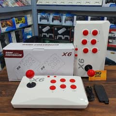 X6 ARCADE GAME STICK WITH 02 WIRELESS JOYSTICK - GAMESTICK *NEW*