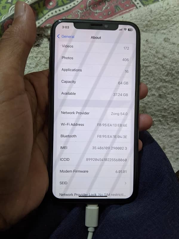 i phone X Pta Approved 64Gb All oky 4